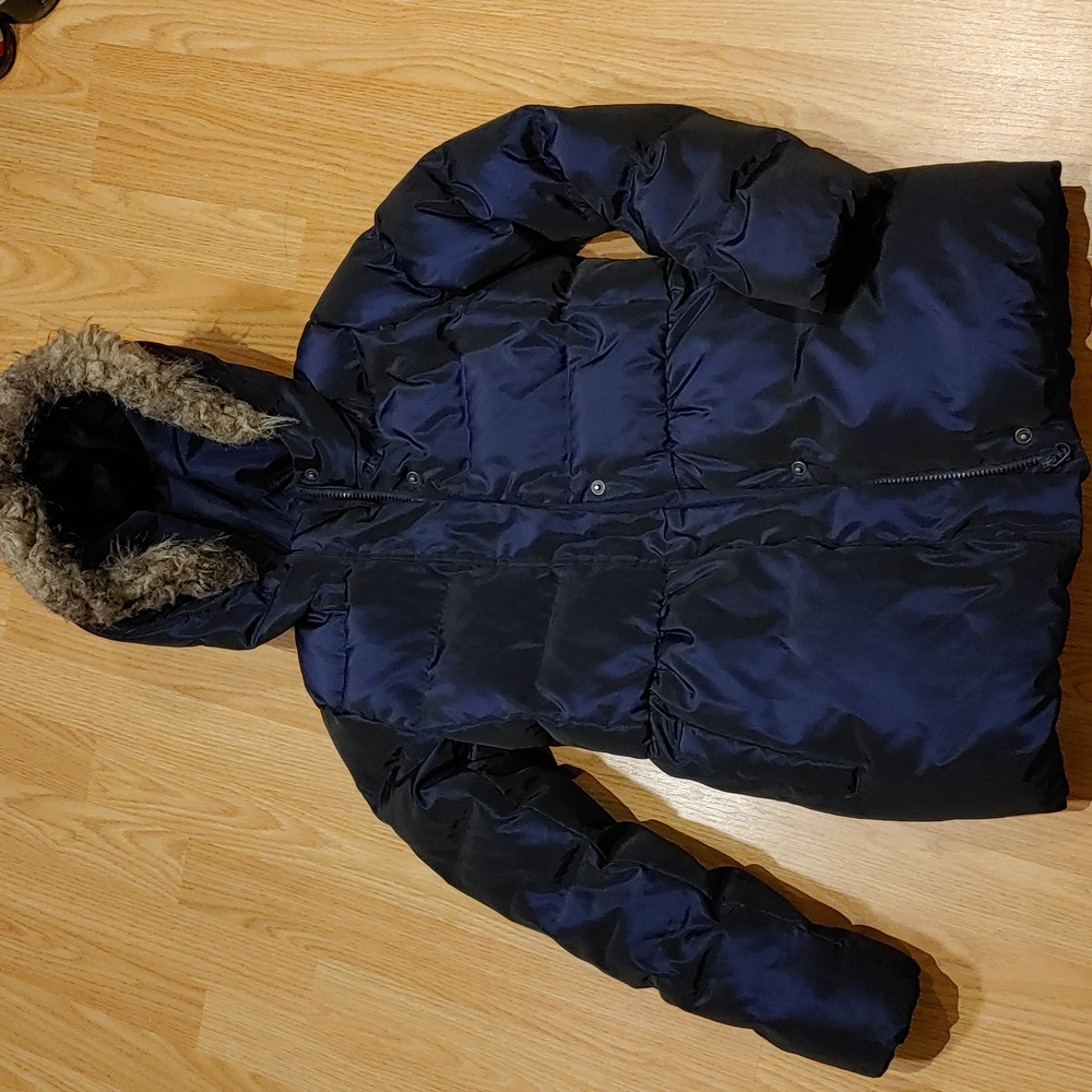❄️ Gap Girl's Heavy Weight Down Puffer Jacket / Coat - Picture 2 of 7
